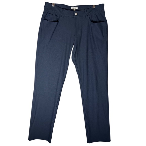 Peter Millar Other - Peter Millar Charlotte Performance Trouser Mens 34x32 Navy Golf Chino MF23EB50FB